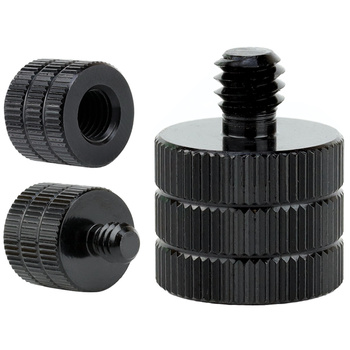 Adapter M8 żeński na 1/4" męski przejściówka aluminiowa do kamer statywów