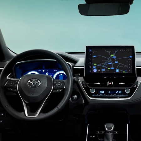 Folia do Toyota Corolla Cross 2022 - 2025 na radio 10.5" - MATOWA