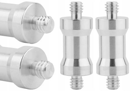 Adapter tuleja statywowa 1/4" męski na 1/4" męski aluminiowa redukcja 39 mm