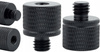 Adapter tuleja redukcja 1/4" na M8 statywowa aluminiowa czarna 20 mm