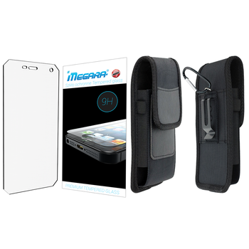 Szkło hartowane do Hammer ENERGY - 5" + ETUI Futerał na pasek kabura