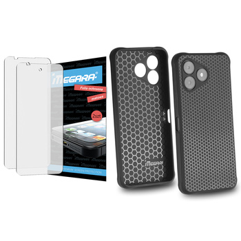 MATOWA Folia Ochronna do HAMMER BLADE VA 5G - 6.56" + ETUI silikonowe TPU