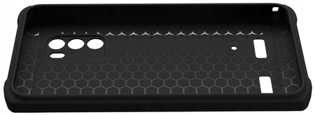 Etui do HAMMER IRON 4 - 5.45" silikonowe matowe z ochroną aparatu czarne