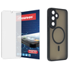 Szkło hybrydowe do Samsung Galaxy S25 + MagSafe ETUI czarne TPU