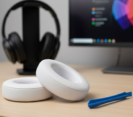 Nauszniki do słuchawek BEATS STUDIO 2.0 3.0 WIRED WIRELESS pady gąbki białe