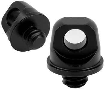 Śruba 1/4" z uchem do paska smyczy linki aluminiowa montażowa foto-video