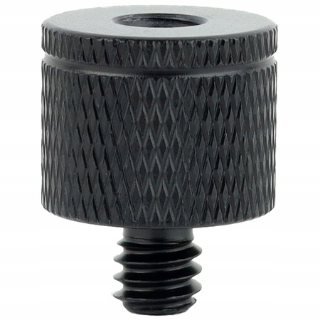 Adapter tuleja redukcja 1/4" na M6 statywowa czarna do statywu 20mm