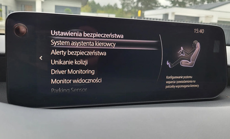 Folia do Mazda 3 2023 - 2025 na radio 10.25" - MATOWA