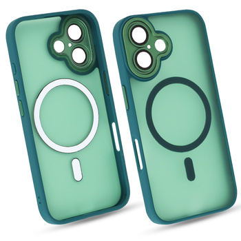 Etui do iPhone 16 zielony mat MagSafe case plecki pokrowiec ochrona