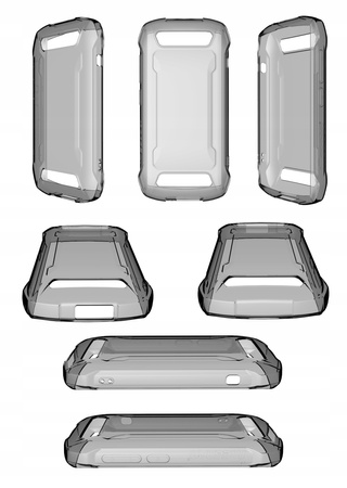 Etui do YANOSIK GTM silikonowe ochronne futerał case plecki TPU MEGARA