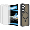 Folia do Samsung Galaxy S25 ochronna + MagSafe ETUI czarne TPU