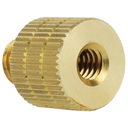 Adapter 1/4" żeński na 3/8" męski mosiądz przejściówka do kamer statywów
