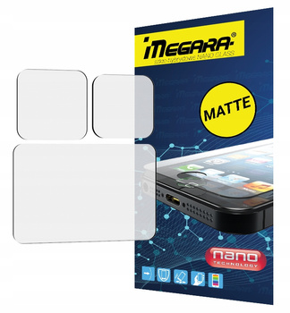 Szkło hybrydowe MATOWE do GoPro 12 ZESTAW