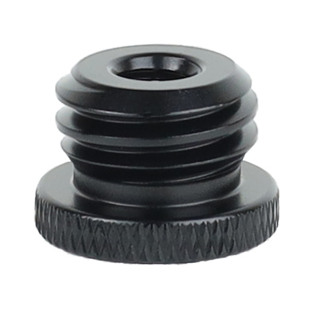 Adapter tuleja redukcja 1/4" na 5/8 statywowa czarna statyw lampy 12 mm