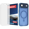 Szkło hybrydowe do iPhone 17 Air + MagSafe ETUI niebieskie TPU