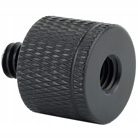 Adapter tuleja redukcja 1/4" na M6 statywowa czarna do statywu 20mm
