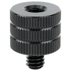 Adapter M6 żeński na 1/4" męski przejściówka aluminiowa do kamer statywów