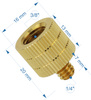 Adapter 3/8" żeński na 1/4" męski przejściówka mosiądz do kamer statywów