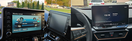 Folia do Hyundai Tucson NX4 2021 - 2022 na radio 10.25" - MATOWA