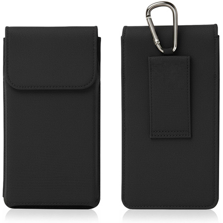 Etui futerał na pasek kabura karabińczyk pokrowiec magnes 18x10x2.5cm