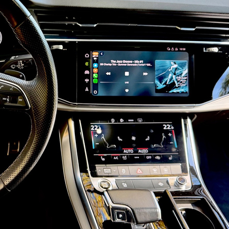 Folia do Audi Q7 2019 - 2025 na radio + ekran klimatyzacji - MATOWA