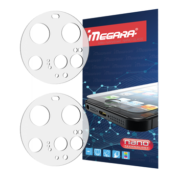 2x Szkło hybrydowe ochronne MEGARA na tylny aparat do Xiaomi 15 Ultra