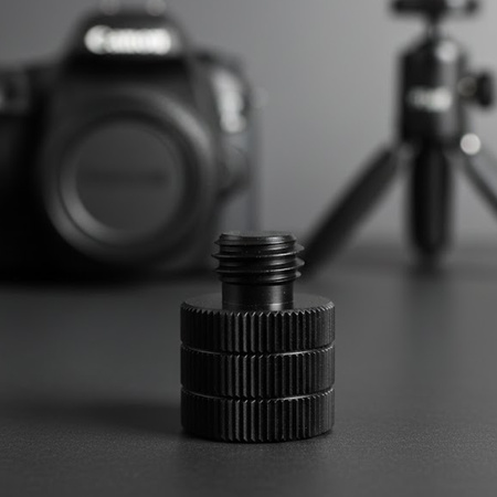 Adapter M6 żeński na 3/8" męski przejściówka aluminiowa do kamer statywów