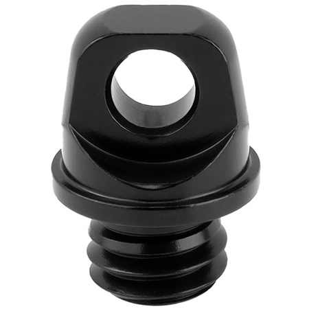 Śruba statywowa 3/8" z uchem do paska smyczy linki aluminiowa montażowa