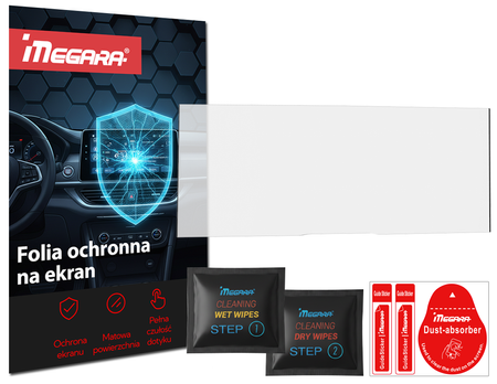 Folia do Toyota C-HR 2023 na radio 12.3" - MATOWA