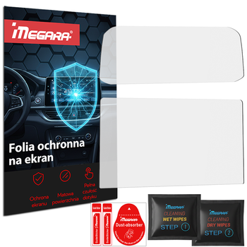 Folia do Volkswagen VW Golf 8 VIII 2024 - 2025 zegary + radio 12.9" MATOWA