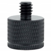 Adapter tuleja redukcja 1/4" na M6 statywowa czarna do statywu 20mm