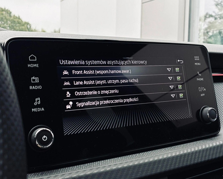 Folia do SKODA FABIA IV 2021 - 2025 na radio bolero - 8.25" - MATOWA