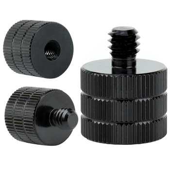 Adapter M5 żeński na 1/4" męski przejściówka aluminiowa do kamer statywów
