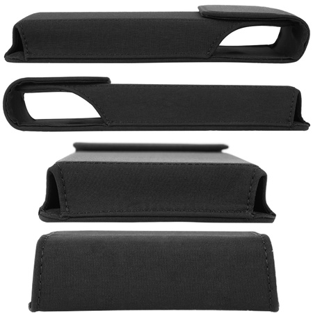 Etui futerał na pasek kabura karabińczyk pokrowiec magnes 17x9x2.5cm