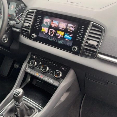 Folia do SKODA KAROQ BOLERO 2017 - 2025 na radio 8" - MATOWA