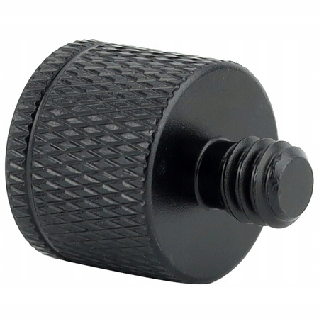 Adapter tuleja redukcja 1/4" na M6 statywowa czarna do statywu 20mm