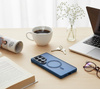 Folia do Samsung Galaxy S25 Ultra ochronna MATOWA + MagSafe ETUI niebieskie