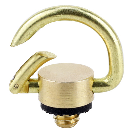 Śruba 1/4" z uchem karabińczyk D-ring do aparatów kamer pasków foto-video