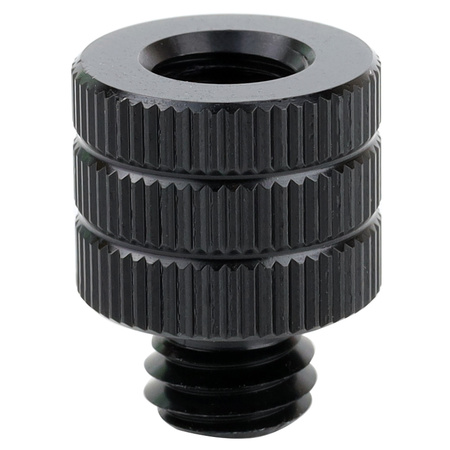 Adapter M8 żeński na 3/8" męski przejściówka aluminiowa do kamer statywów