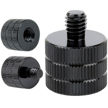 Adapter 1/4" żeński na M6 męski przejściówka aluminiowa do kamer statywów