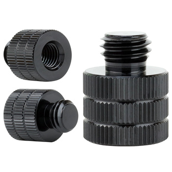 Adapter M8 żeński na M10 męski przejściówka aluminiowa do kamer statywów