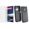 Szkło hybrydowe do ULEFONE ARMOR X31 / X31 PRO + ETUI silikonowe czarne TPU