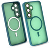 Folia do Samsung Galaxy S25 Plus ochronna MATOWA + MagSafe ETUI zielone TPU