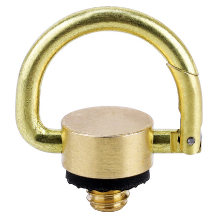 Śruba 1/4" z uchem karabińczyk D-ring do aparatów kamer pasków foto-video