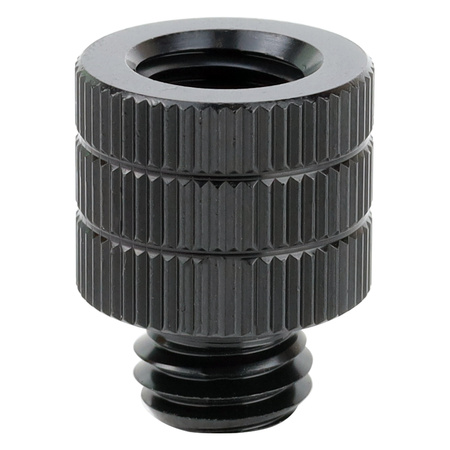 Adapter 3/8" żeński na M10 męski przejściówka aluminiowa do kamer statywów