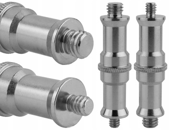 Adapter tuleja redukcja 1/4" na 3/8" statywowa stalowa 68 mm