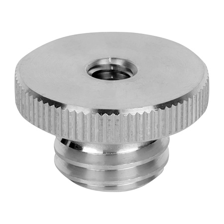 Adapter tuleja redukcja statywowa 1/4" żeński na 5/8" męski aluminium 15 mm