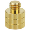 Adapter 1/4" żeński na 3/8" męski mosiądz przejściówka do kamer statywów