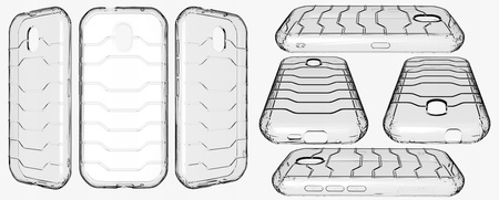 Etui do Caterpillar CAT S42 - 5.5" silikonowe case ochrona TPU MEGARA