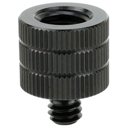 Adapter 3/8" żeński na 1/4" męski przejściówka aluminiowa do kamer statywów